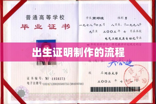 荔波出生证明制作的流程